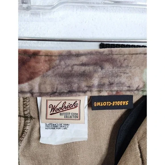 WOOLRICH Camo Microfiber Hunting Jacket Pants Advantage Timber Saddle-Cloth